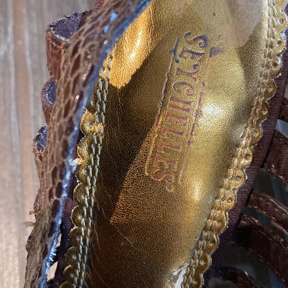 Seychelles, ladies shoes, brown leather upper in size 8. - Picture 6 of 9
